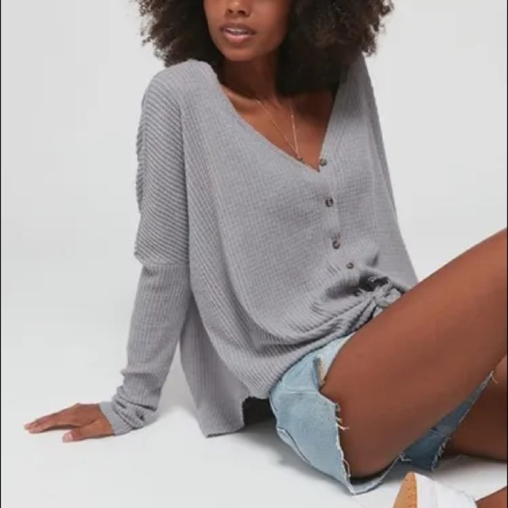 Urban outfitters oversized button down sweater